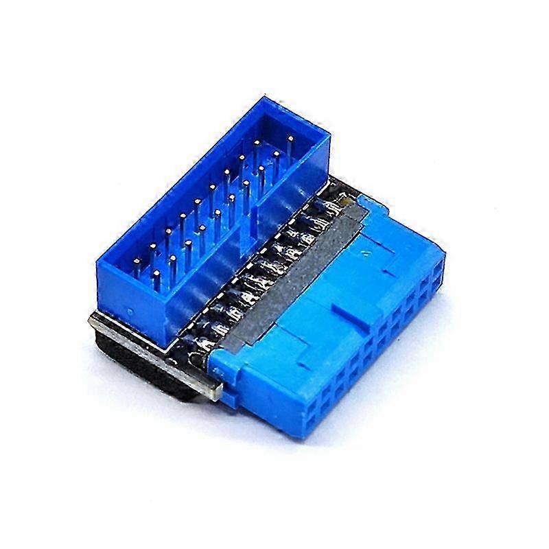 USB Header Adapter USB3.2 GEN1 19Pin/20Pin Socket 90 Degree B