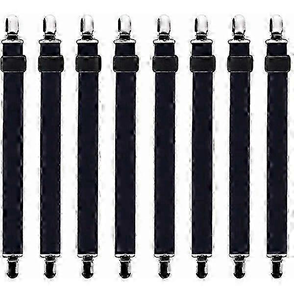 Bed sheet tightener, 8-piece set, adjustable length and durable material