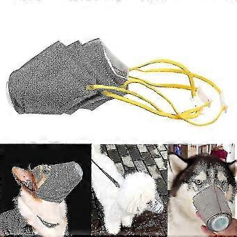 3 pz Cani Anti-appannamento Haze Maschere, anti Polvere Gas Inquinamento Museruola Cane, Filtro dell'aria Maschera 3 dimensioni