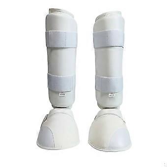 Padded Shin Protectors with Foot | fighting Arts Leg Guards Protectors, Complete Coverage,