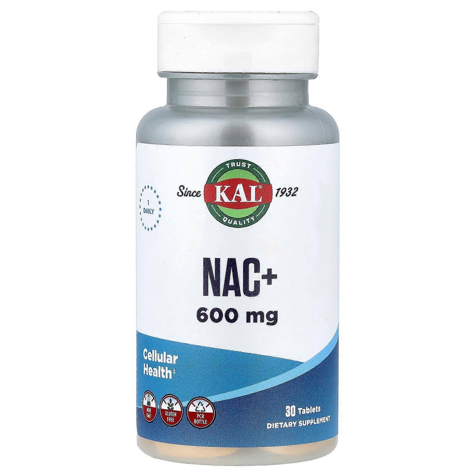 2 x KAL, NAC+, 600 mg, 30 Tablets