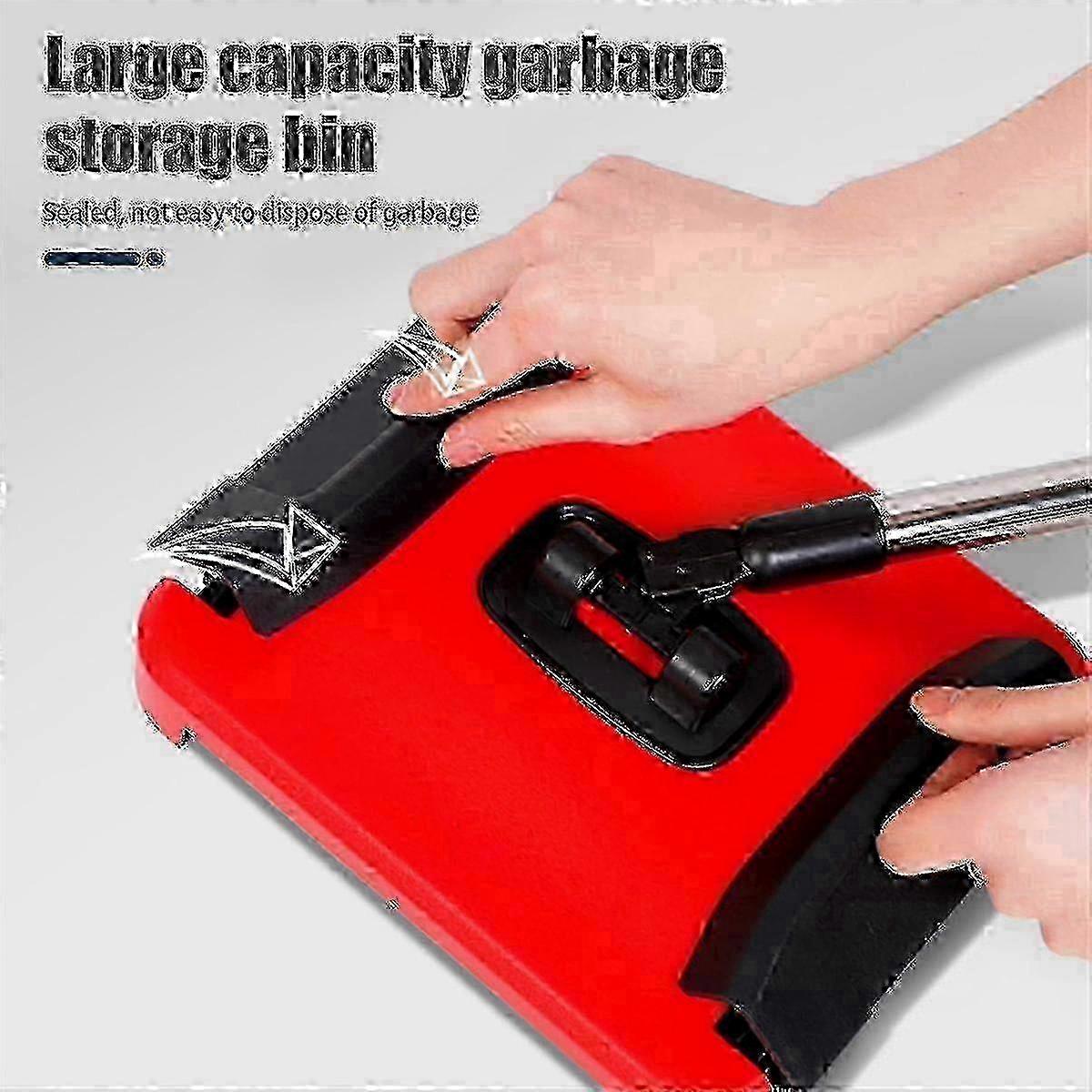Sealed-Bin Manual Carpet Sweeper
