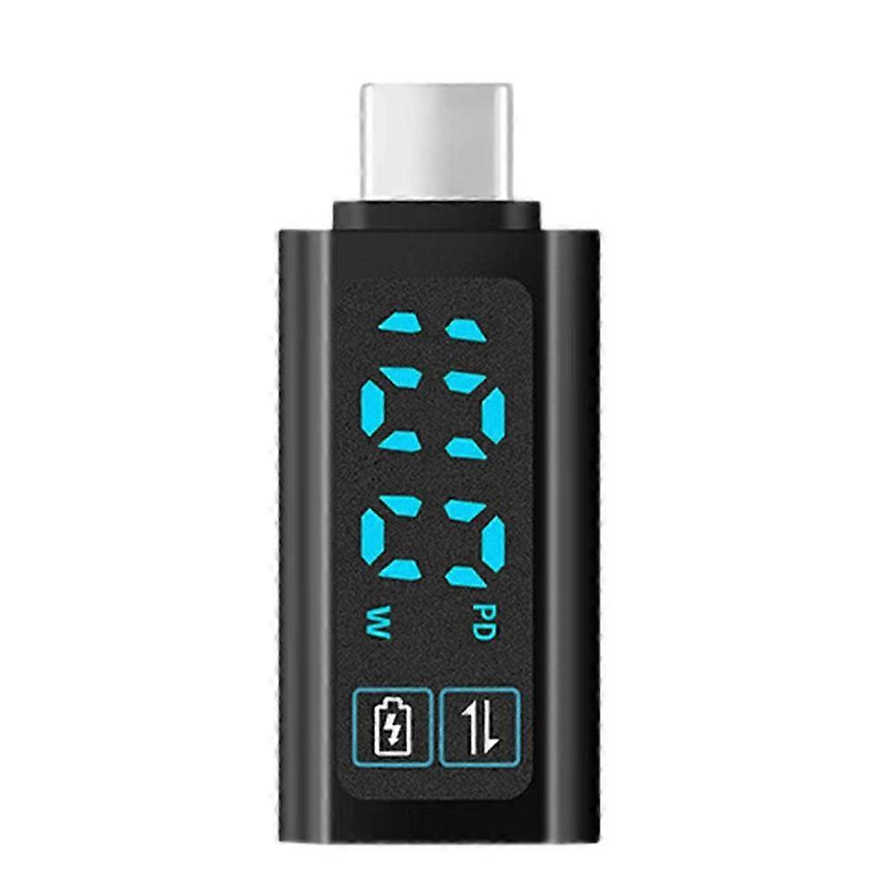 USB Type C to Type C Adapter, PD100W, Digital Display, Fast Charging Data Transfer