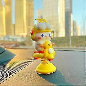Flexible Spring-Neck Cartoon Ornament