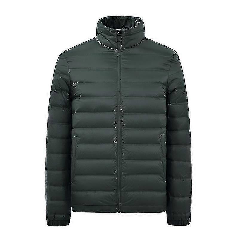 Herren Packbare leichte wasserdichte Pufferjacke