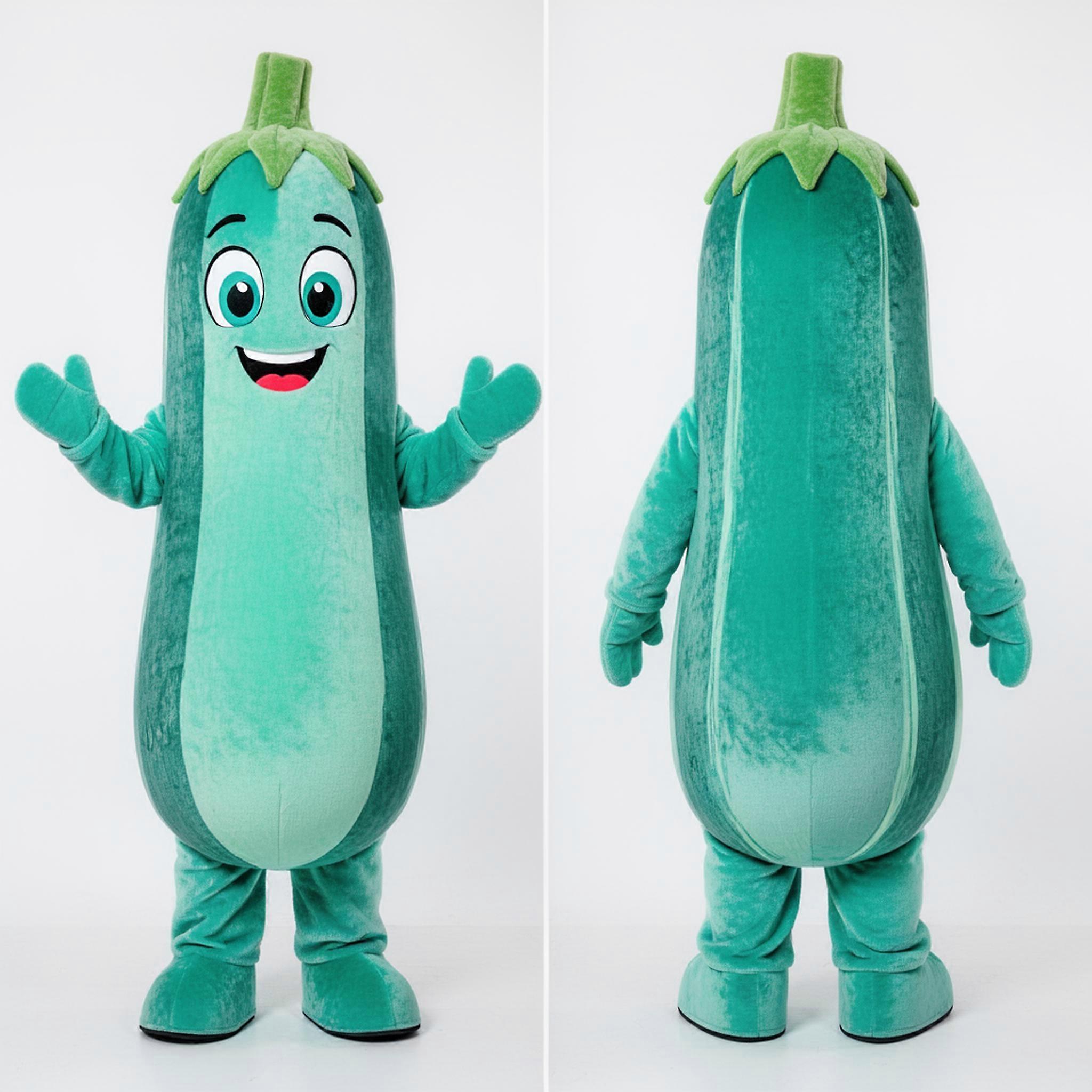 MASTICOT Turquoise Plump Zucchini Mascot