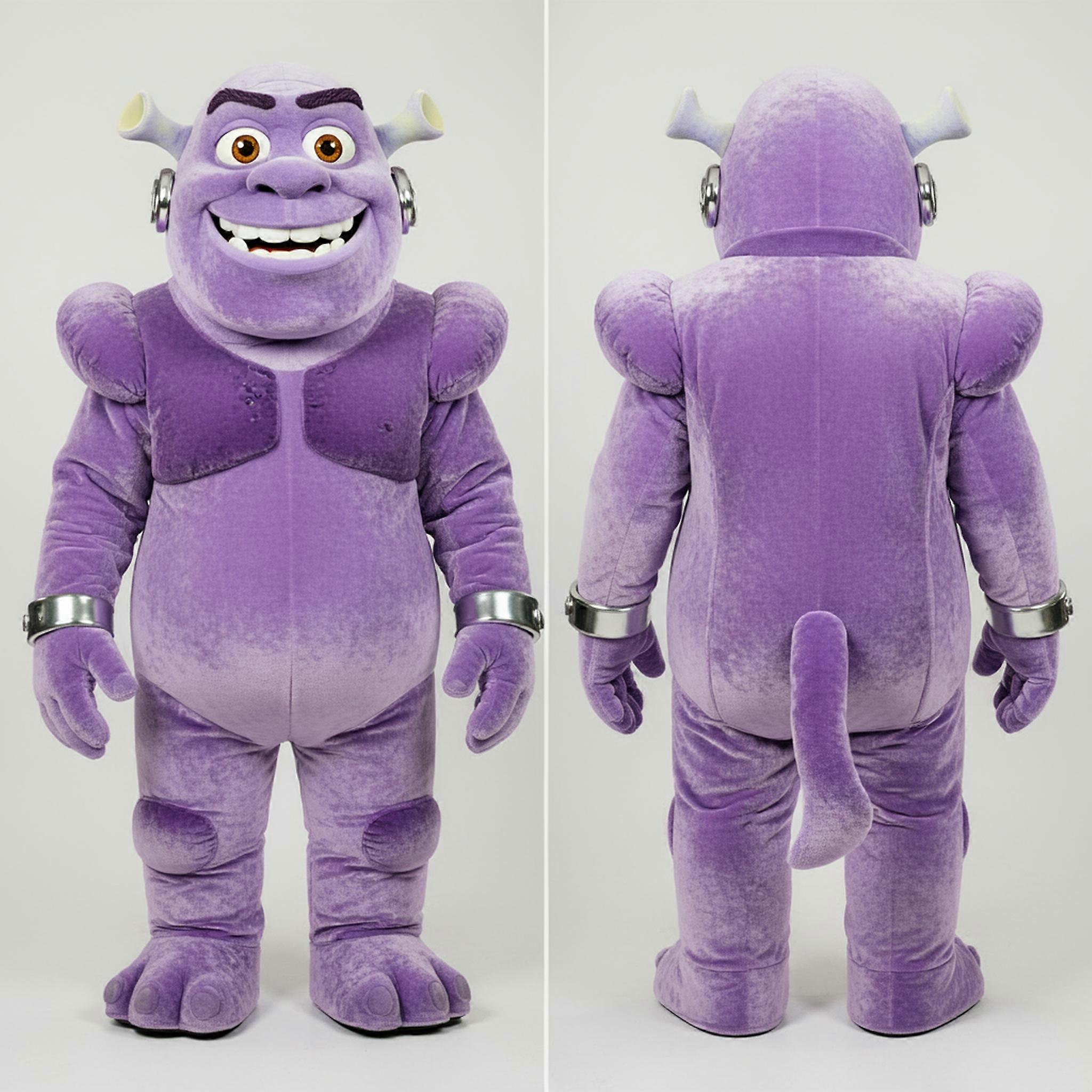 MASTICOT Lavender Velvety Ogre Mascot