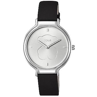 Tous orologi orologio da donna vero Analog Quartz con bracciale in pelle bovina 900350350