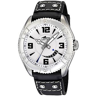 Lotus Sport Quartz analoge man horloge met koeienhuid armband L15691/1