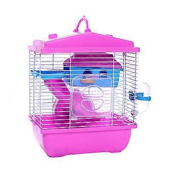 Portable Pet House Hamster Cage with Multifunction Design 2Pcs
