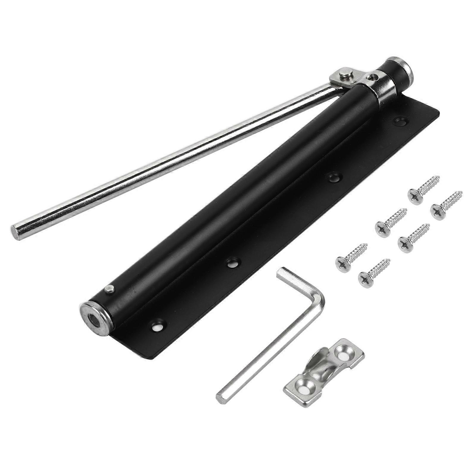Aluminum Adjust Strength Automatic Door Closer Spring Fireproof Door Hinge Buffer Tool for Home