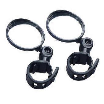 Silicone-Mount Convex Cycling Rearview Mirror