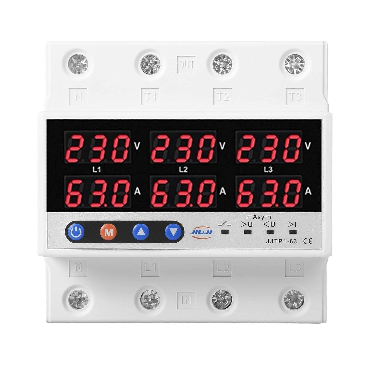 Adjustable Over/Under Voltage Protector, Three-Phase Over/Under Voltag