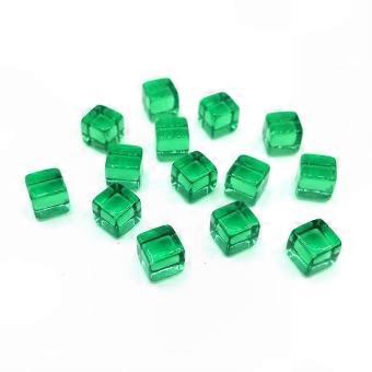 DIY Engraving & Board Games: 200 Pcs 8mm Clear Acrylic Blank D6 Dice