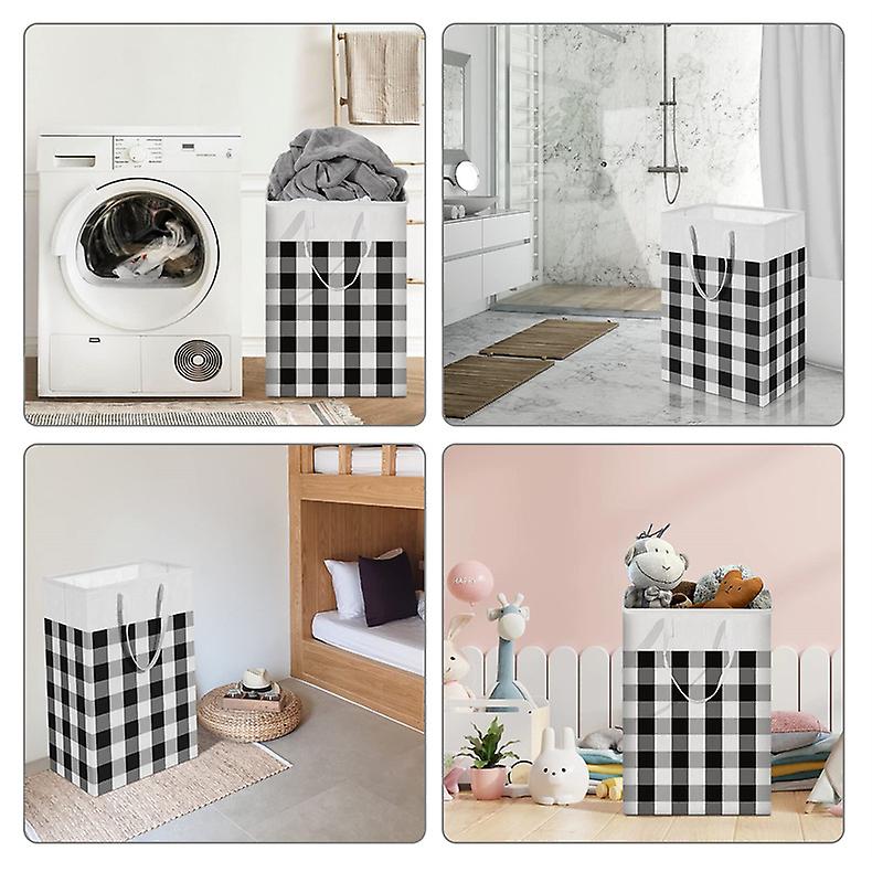 Large Laundry Baskets with Lid and Handles - Bedroom Laundry Basket