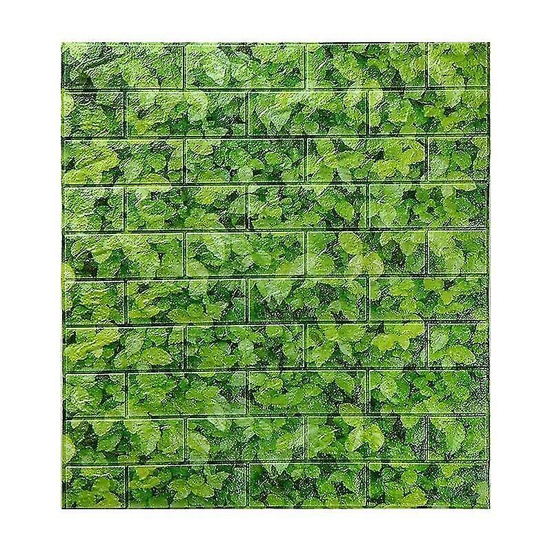 Green leaf Self Adhesive 3d Wallpaper For Living Room
