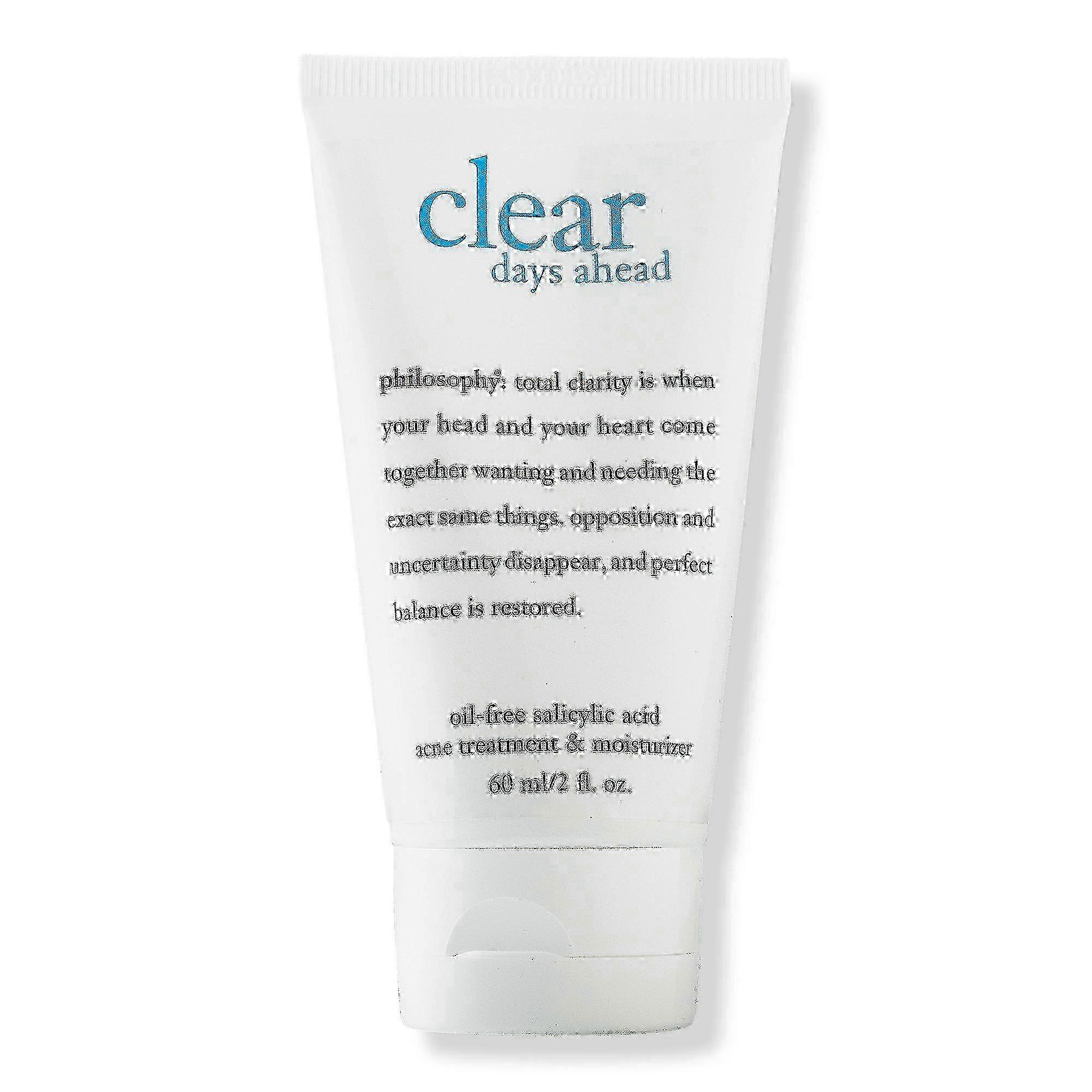 Philosophy Clear Days Ahead Oil-free Salicylic Acid Acne Treatment & Moisturizer, 2 Oz