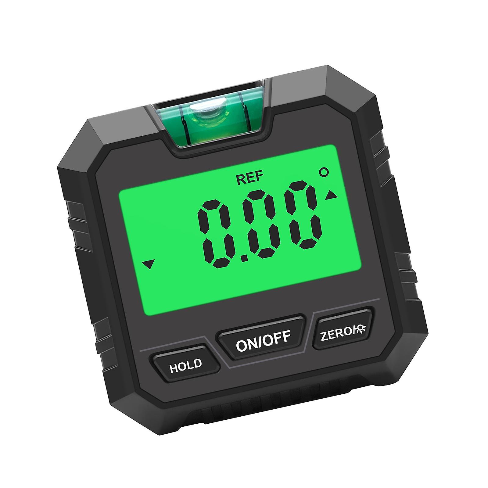 Digital Level and Angle Gauge Angle Gauge Protractor with Bubble Black