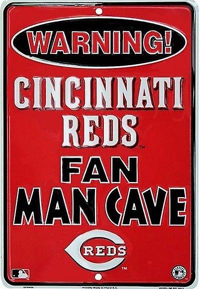 Cincinnati Reds MLB Fan Man Cave Parking Sign