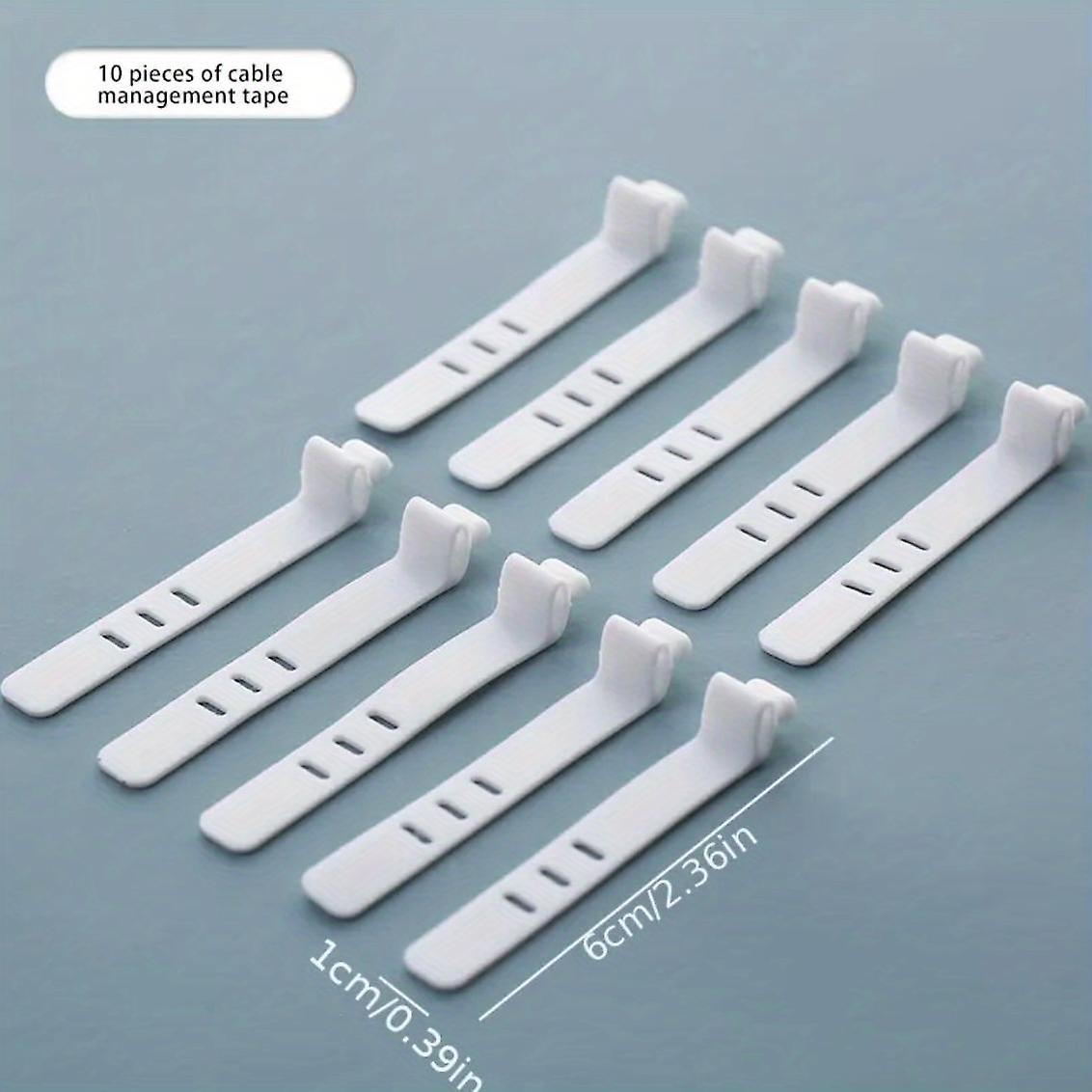 1pc Organize Your Cables With This Plastic Data Cable Storage Box - Sorting Grid Winder For Mobile Phone Charger And Power Cord