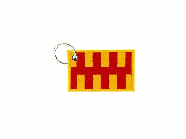Cle Cles Key Brode Patch Ecusson Badge Flag Northumberland Uk