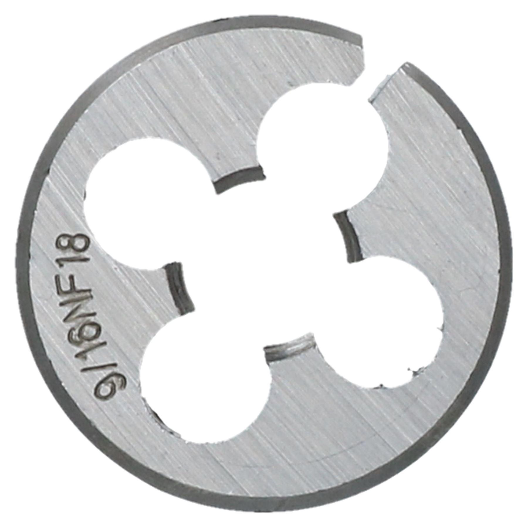 UNF Die Threading Tool 9/16" X 18 NF Split Die (38mm) Thread Cutter Tungsten Steel