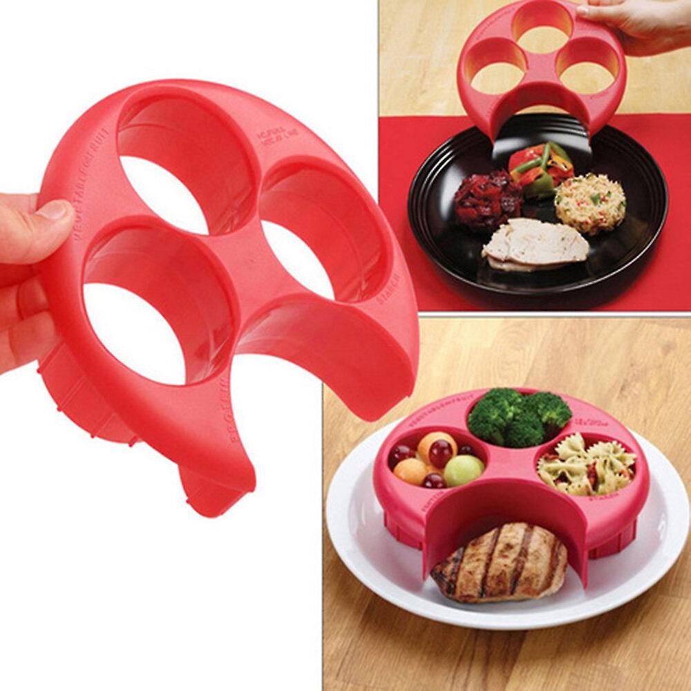 Eco-friendly Meal Measure Portion Control Plate - Keep Fit Cooking Tool Dinnerware Set