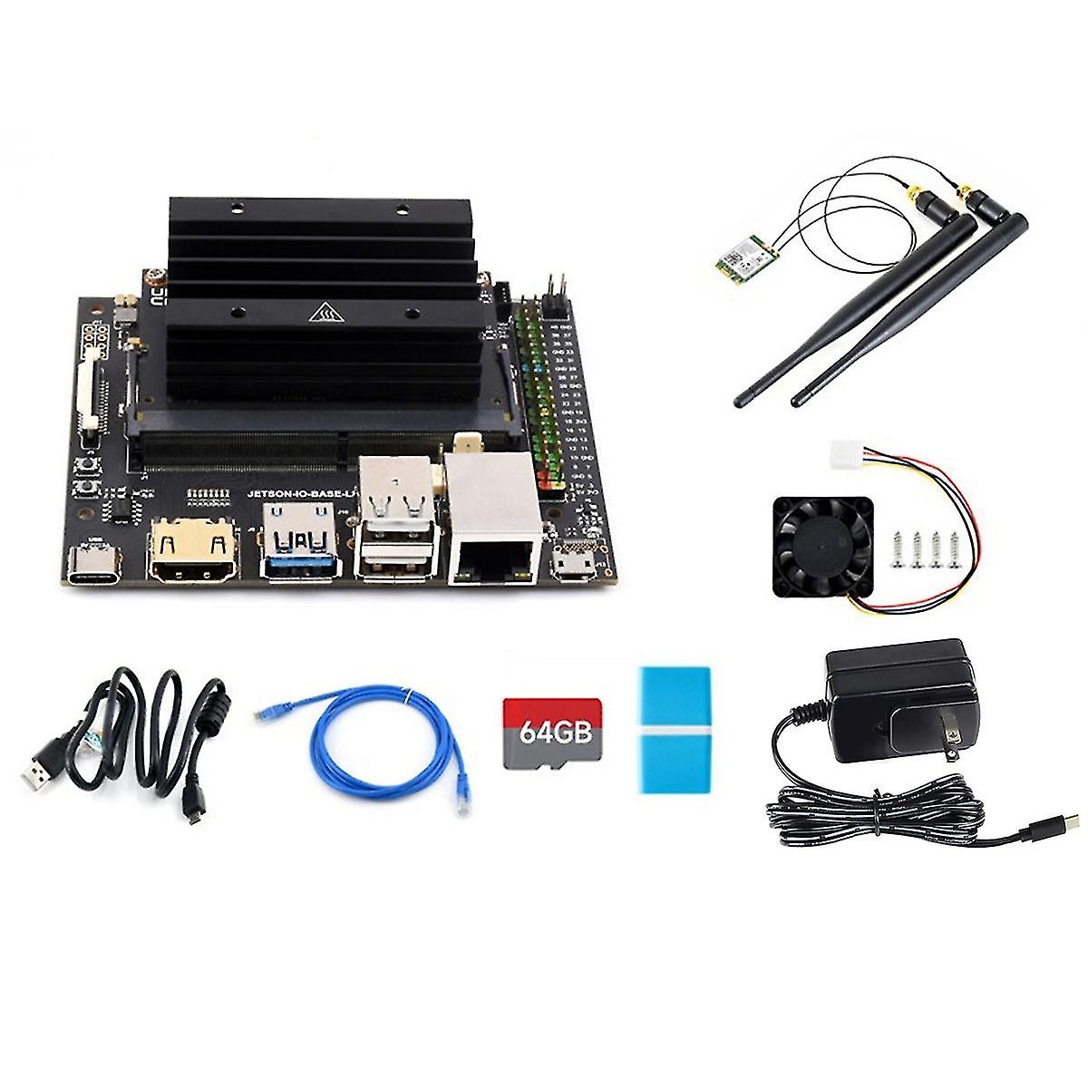 For Nano Lite Dev Kit (4g)+ Nano Module+64g Sd Card+cardreader+network Cable+fan+network Card+power