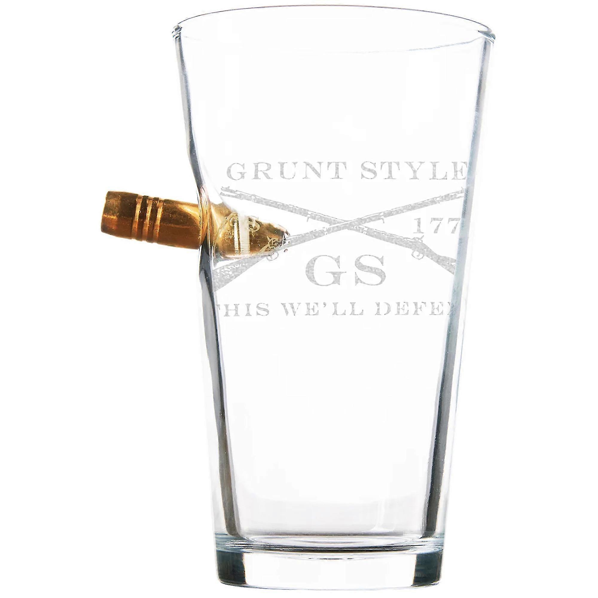 Grunt Style 16 oz. Bullet Beer Glass
