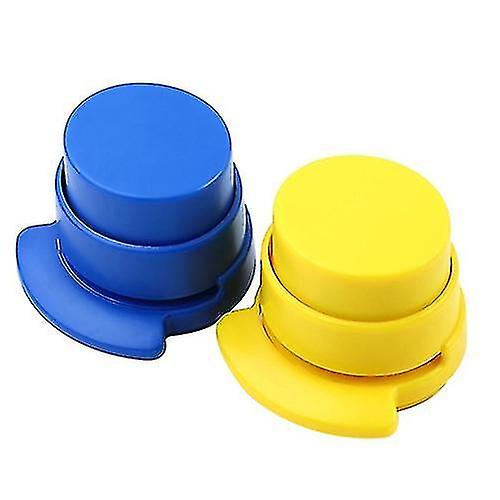 Office Home Portable Staple Free Stapleless Stapler Paper Binding Binder Paperclip