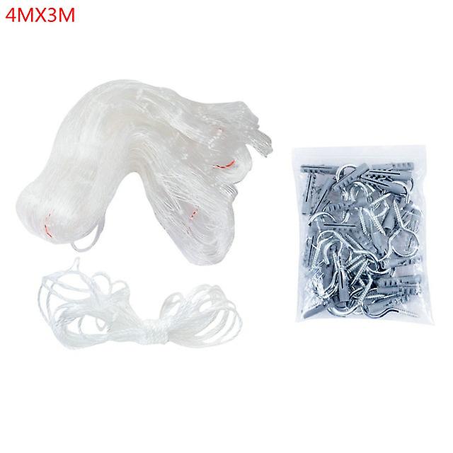 Pet Safety Protection Fence Cat Dog Nylon Protective Transparent Mesh Net For Balcony & Window For Baby Kid Falling Net Fence