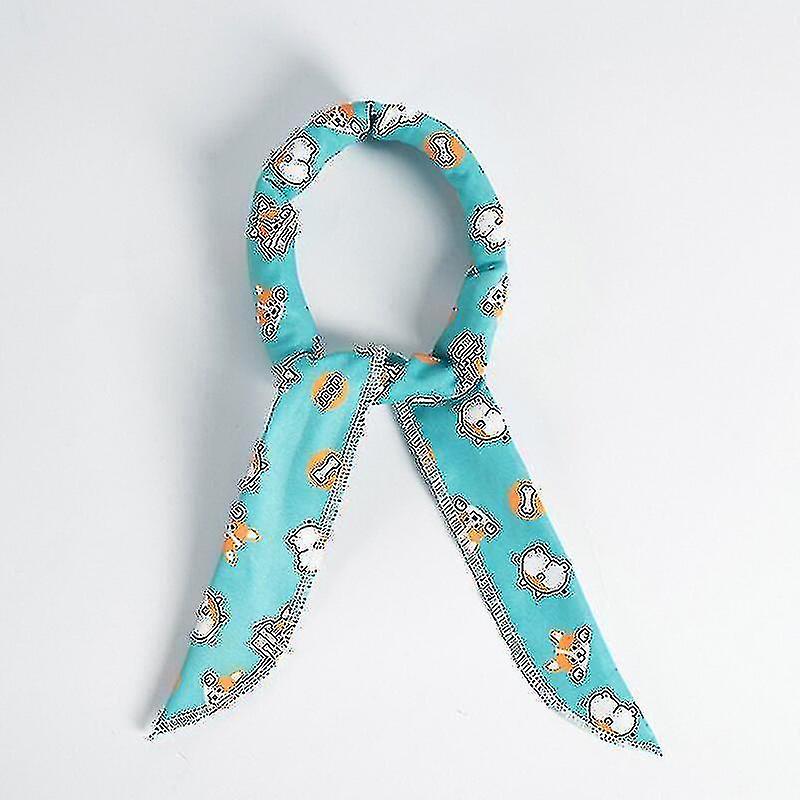 Dog Cooling Collar Pet Summer Cool Ice Gel Triangular Bandage Print Dogs Collar Cooling Collar Summe