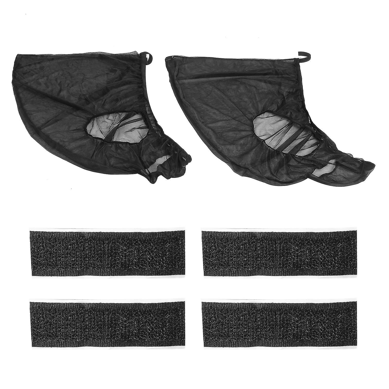 2Pcs Universal Car Window Shade Anti Mosquito Side Front Window Screen Accessories