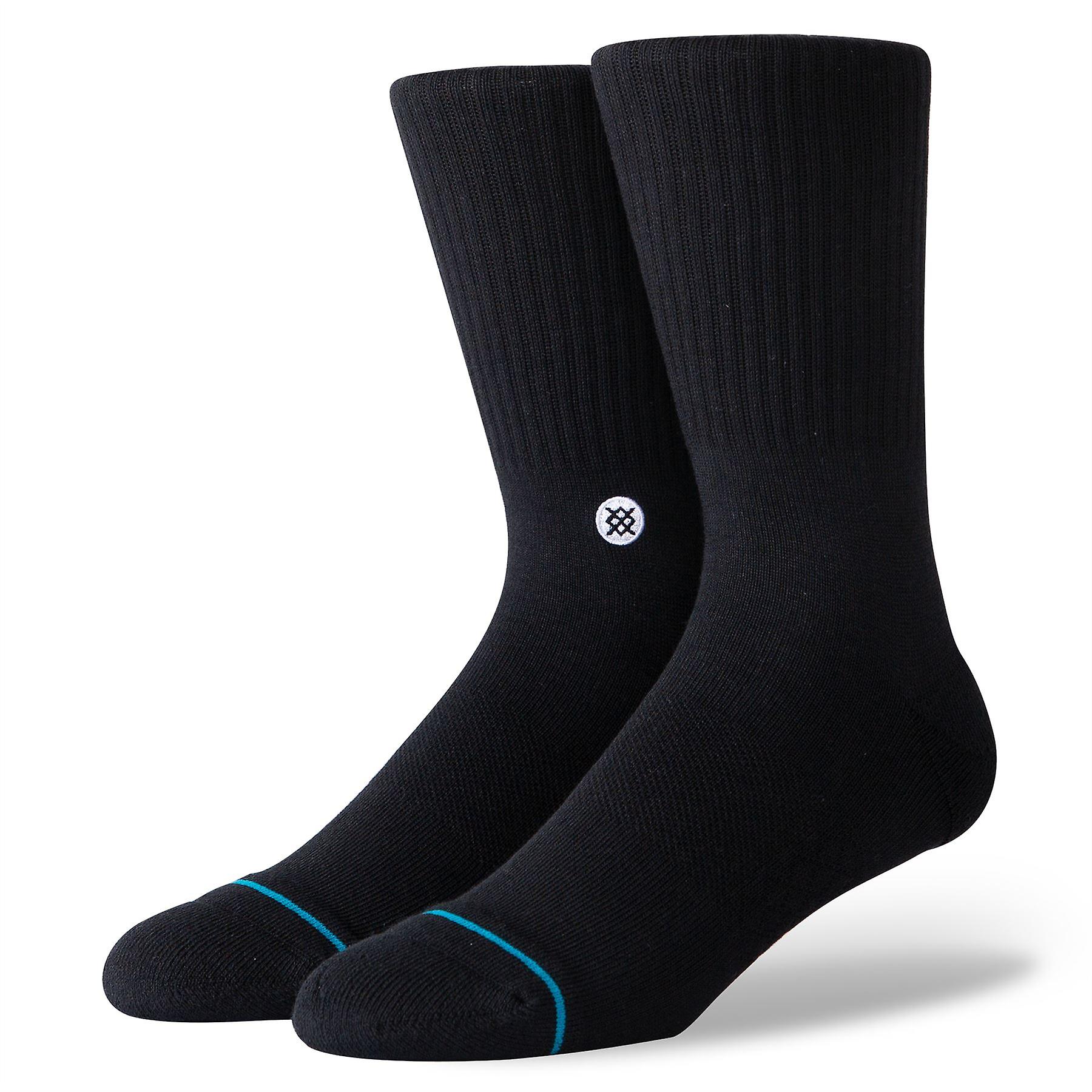 Stance Staples Men's Socks ~ Icon black white