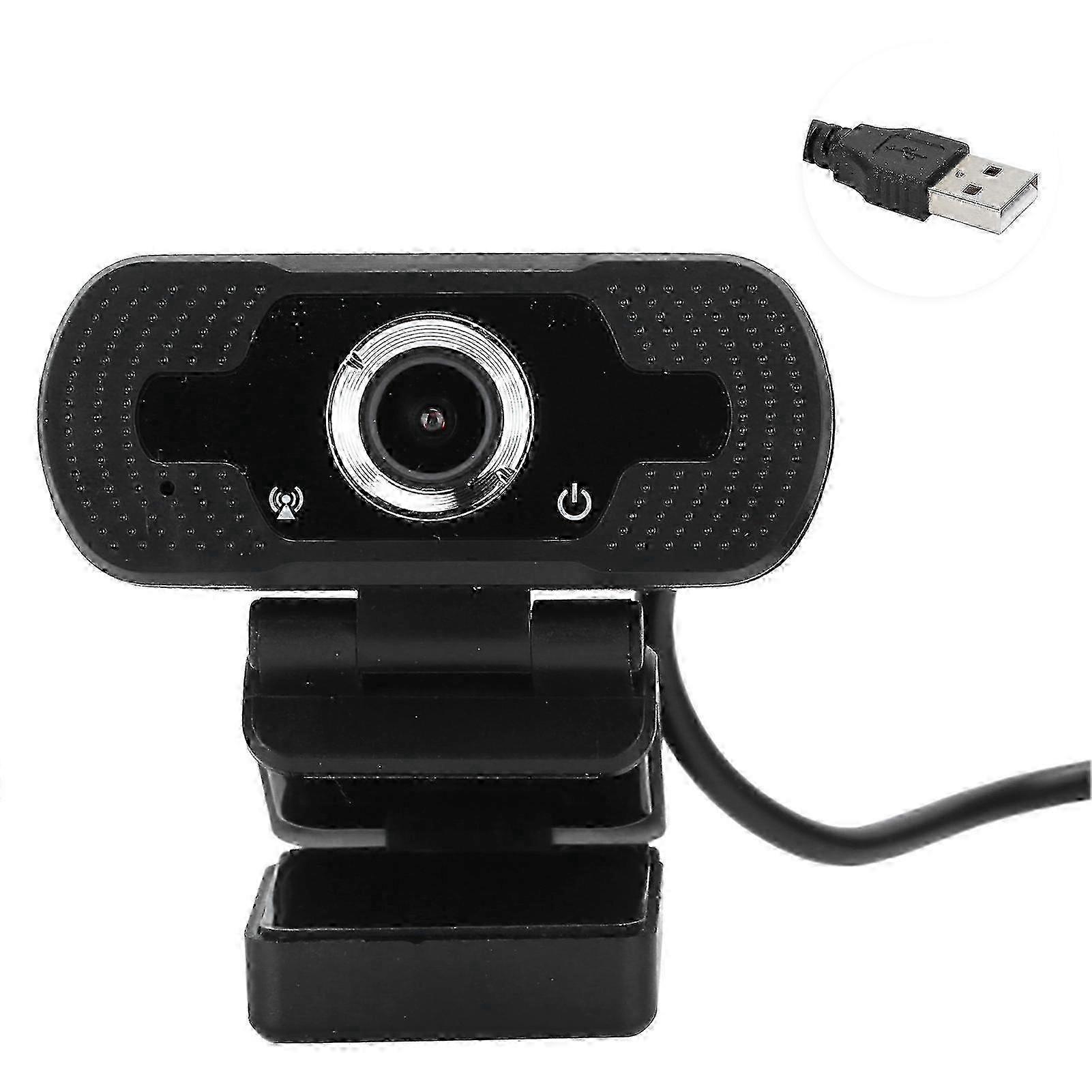 USB 1080P High Definition Webcam Online Class Live Video Conference Web Camera for Computer