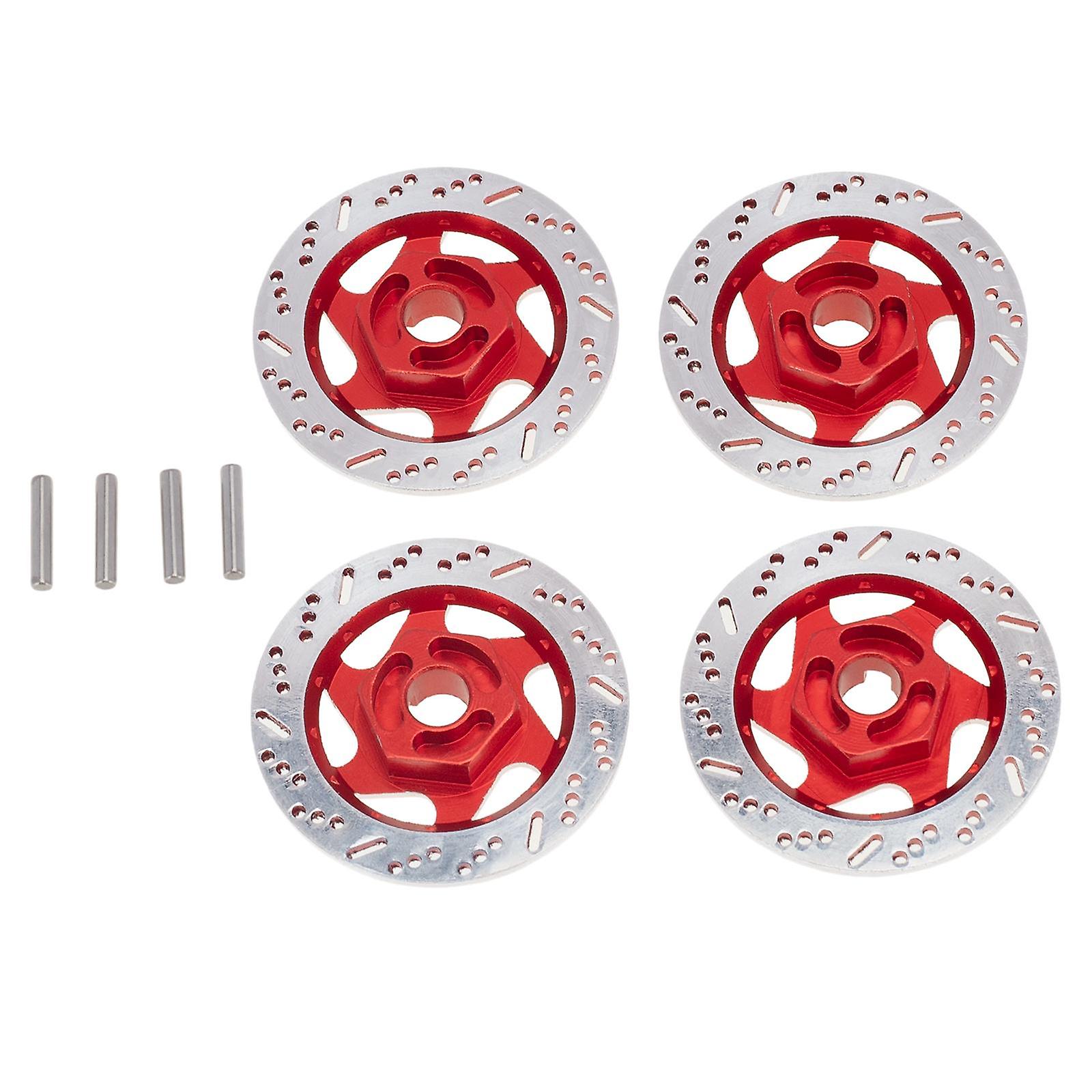 Universal RC Car Bremsscheibe für 1/10 Scale Car RC Flat Sport Car Decor rot