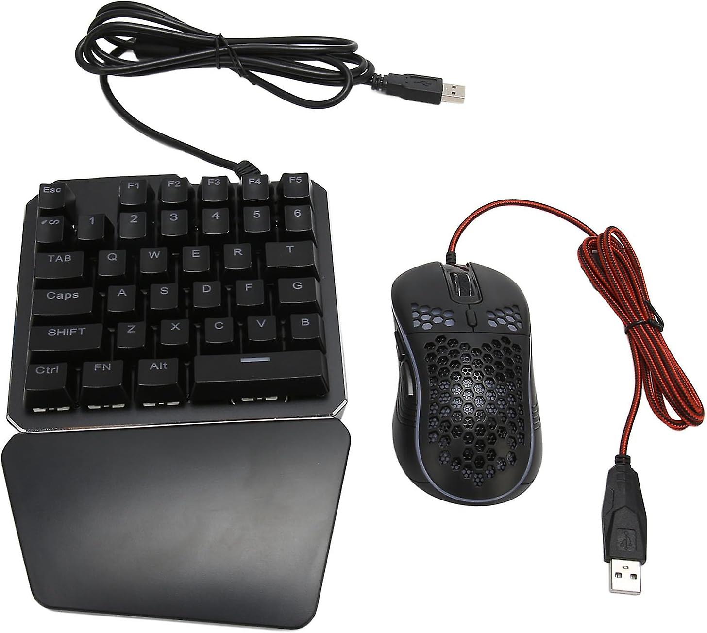 Keyboard Mouse Converter Set, Programmable Wired Mechanical Keyboard Mouse Adapter Combo for PS3 for