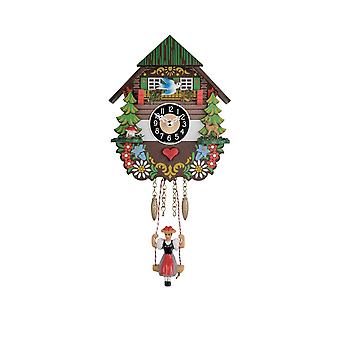 Engstler - 0141 SQ - Rocking Clock - Quartz - with Cuckoo Call and Westminster Strike