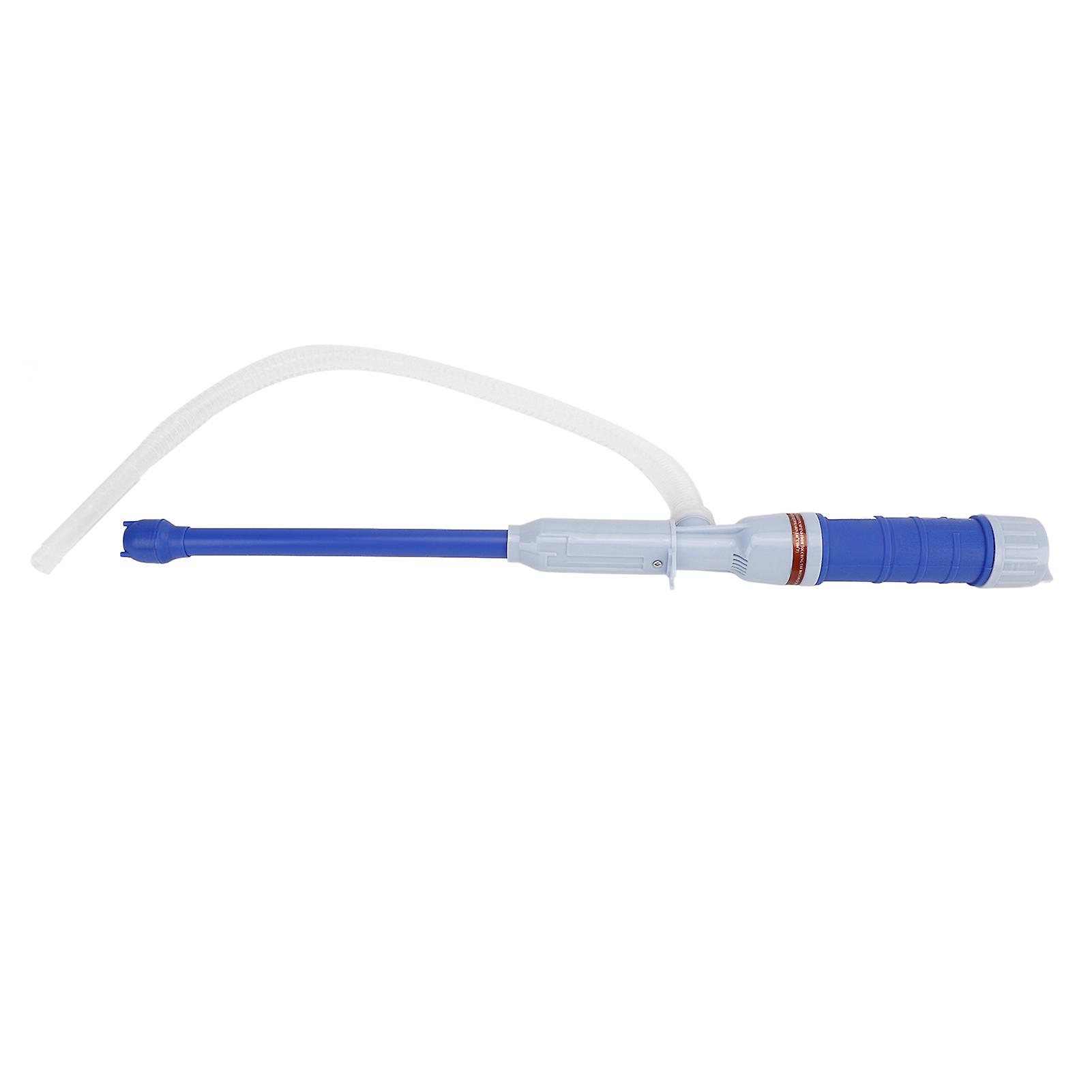 Portable pump for tractor oil transfer with siphon function