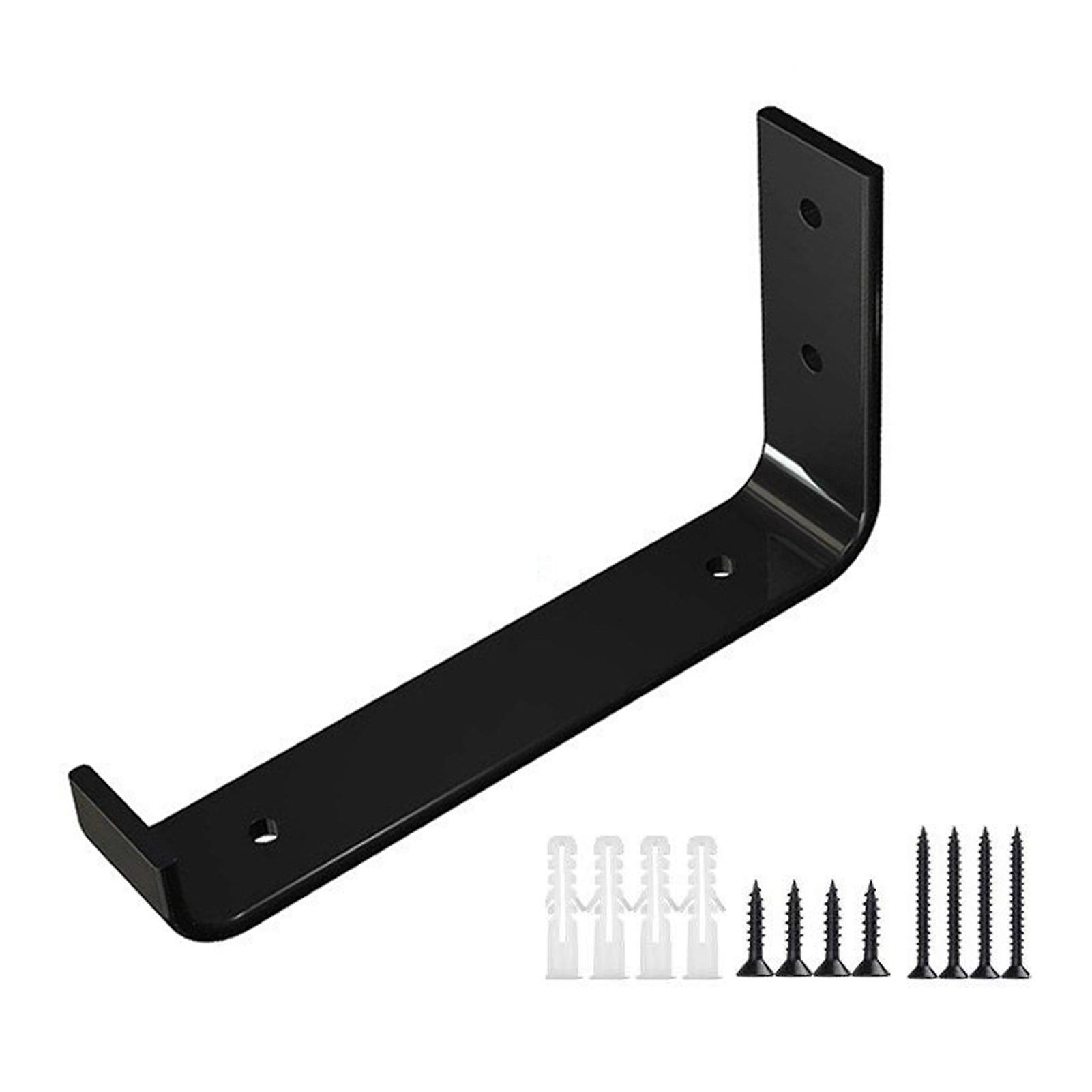 Iron Wall Triangle Bracket Easy Installation Heavy Duty L-shaped Bracket for Audio Equipment Bookshelves