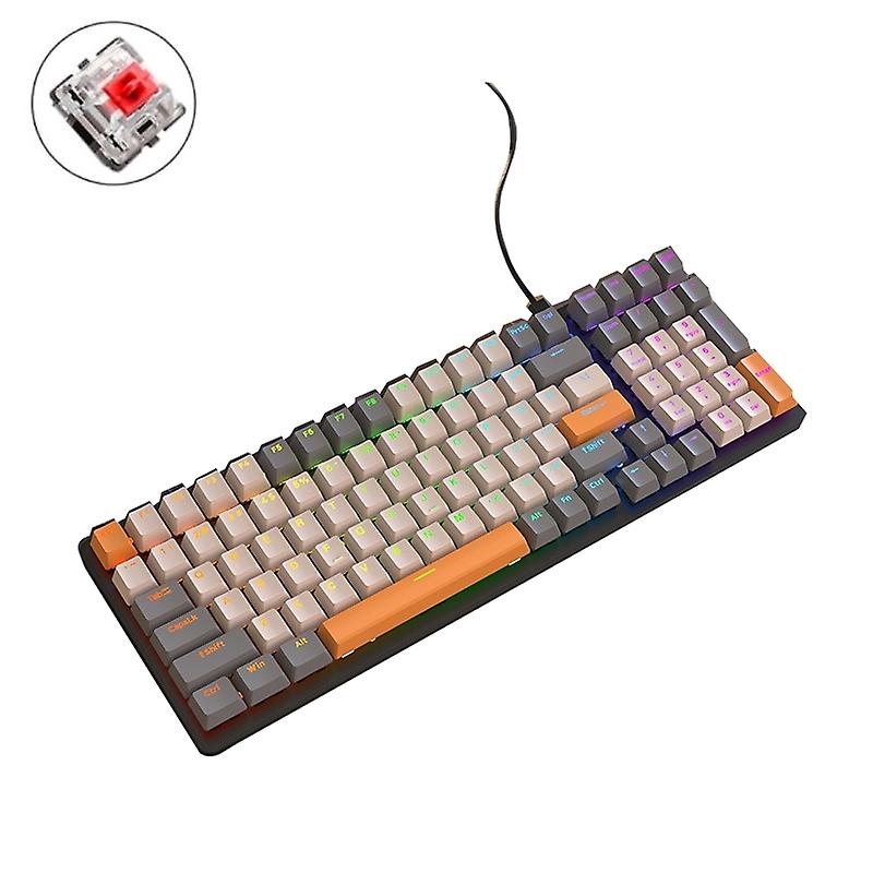 ZIYOU LANG K3 Keypad, Style: Micro Light Version Red Axis K3 Micro Light Version Red Axis
