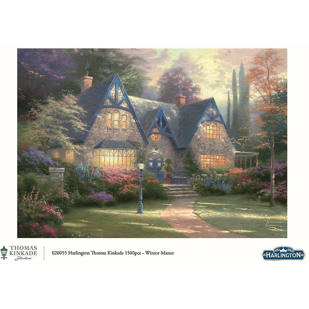 Harlington Thomas Kinkade Winsor Manor 1500 Pieces Quality Jigsaw Puzzles