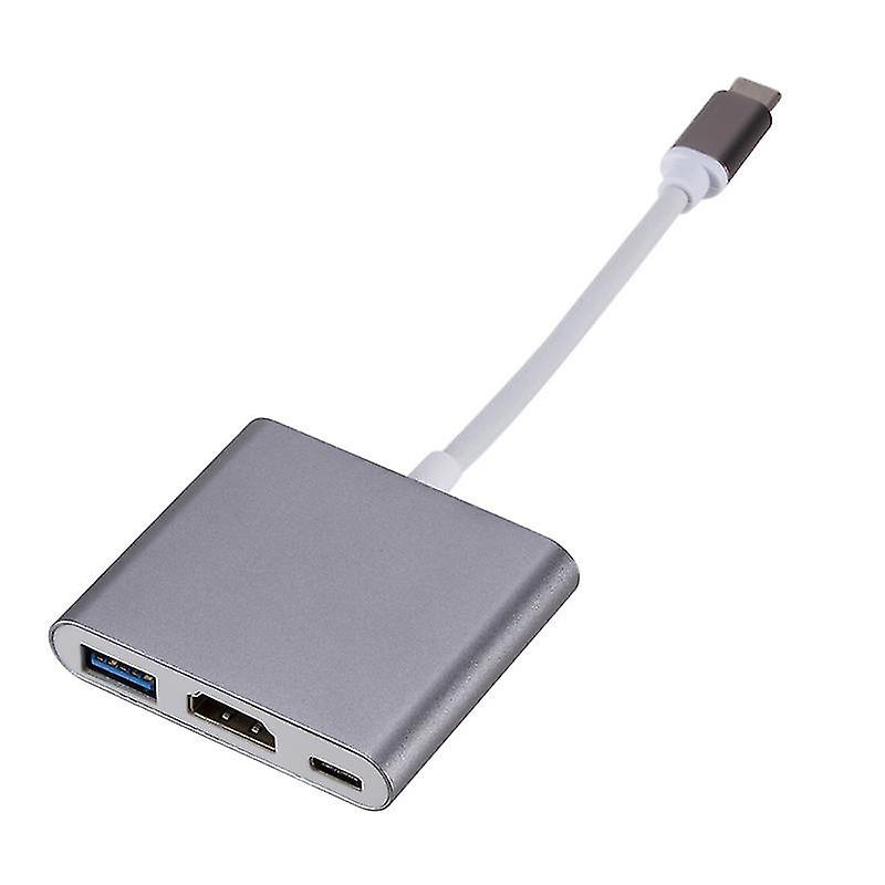 Type To Hdmi Hd Adapter Cable Usb3.1 Three-in-one