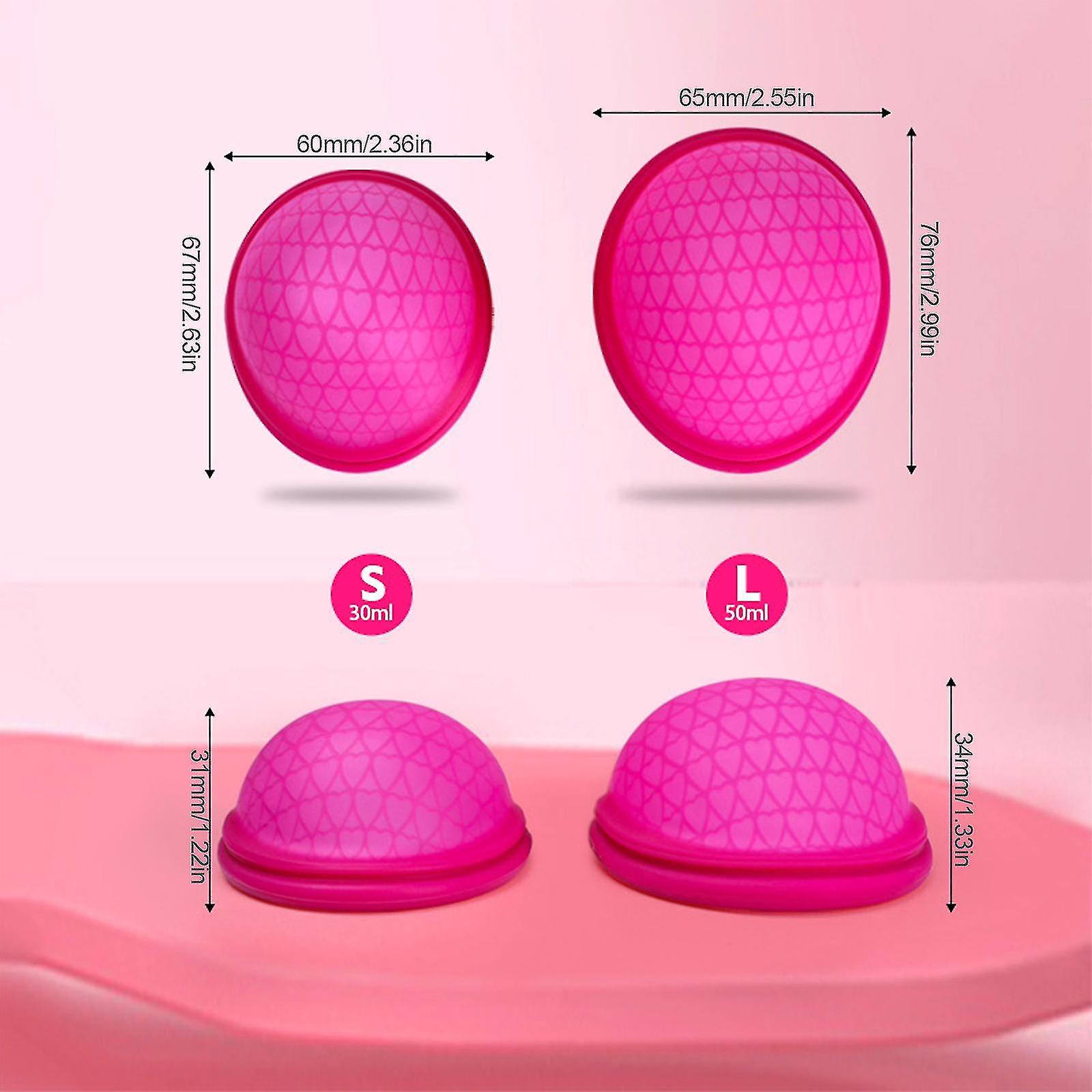 Useful 2023 New Ecoblossom Reusable Menstrual Disc - Set Of 2 Menstrual Cup W/ce Fda