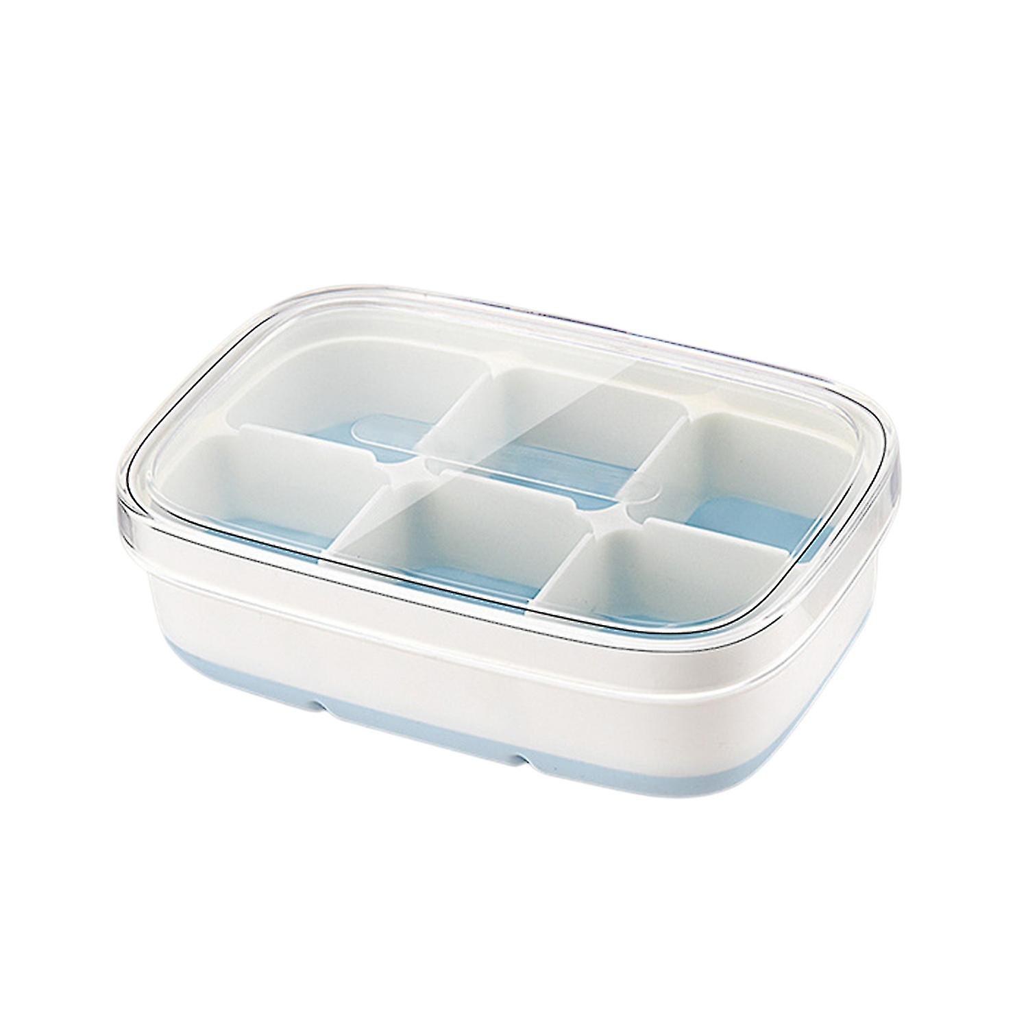 Ice Cube Tray Food Grade Raised Edge Design BPA Free Non-Stick Easy to Demold Multipurpose Silicone