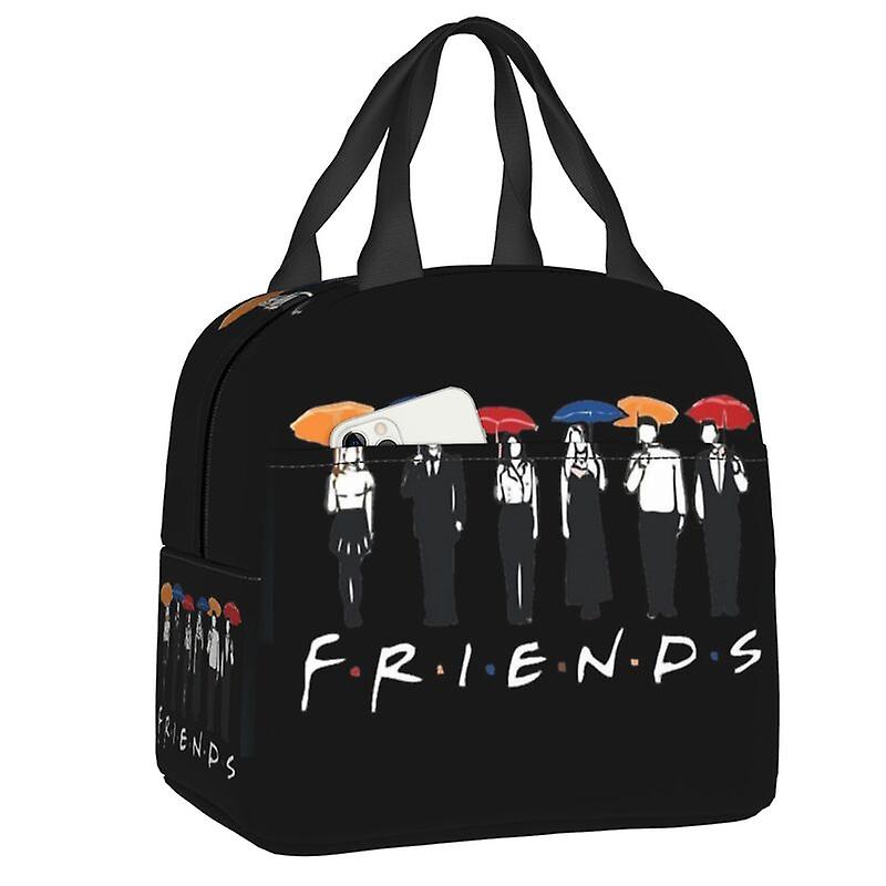 חברים תוכנית טלוויזיה קופסת אוכל נשים תרמי קריר מזון מבודד תיק אוכל ילדי בית ספר תלמיד תיק פיקניק resuable