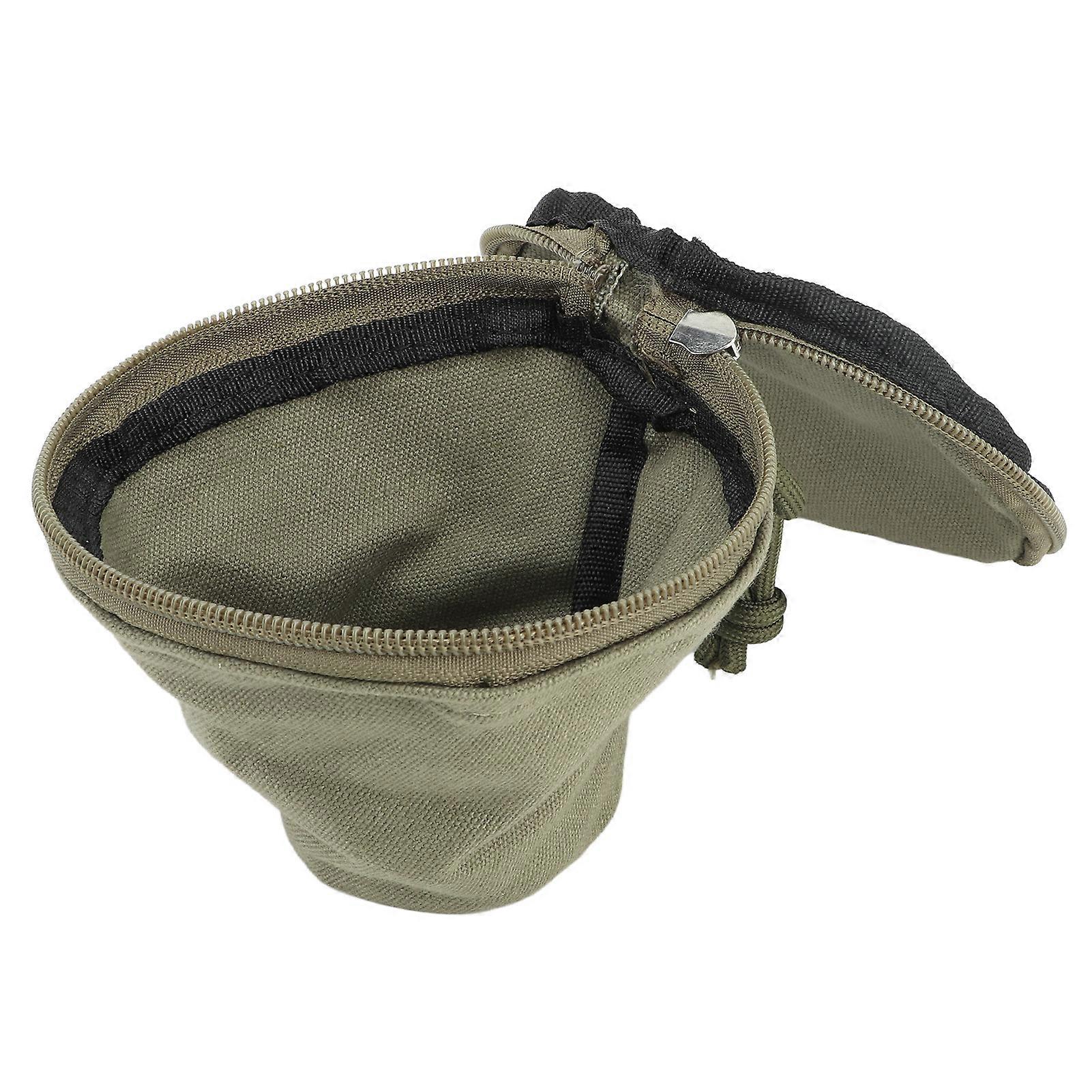 Coffee Filter Storage Bag Reusable Waterproof Canvas Portable Coffee Cone Shaped Filter Paper Holder