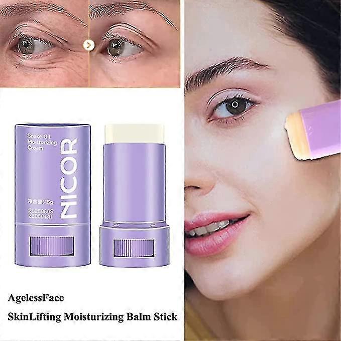 Agelessface Skinlifting Moisturizing Balm Stick, Agelessface Moisturizing Balm Stick, Korean Anti Wrinkle Moisturizer Multi Balm Stick For Face, Neck