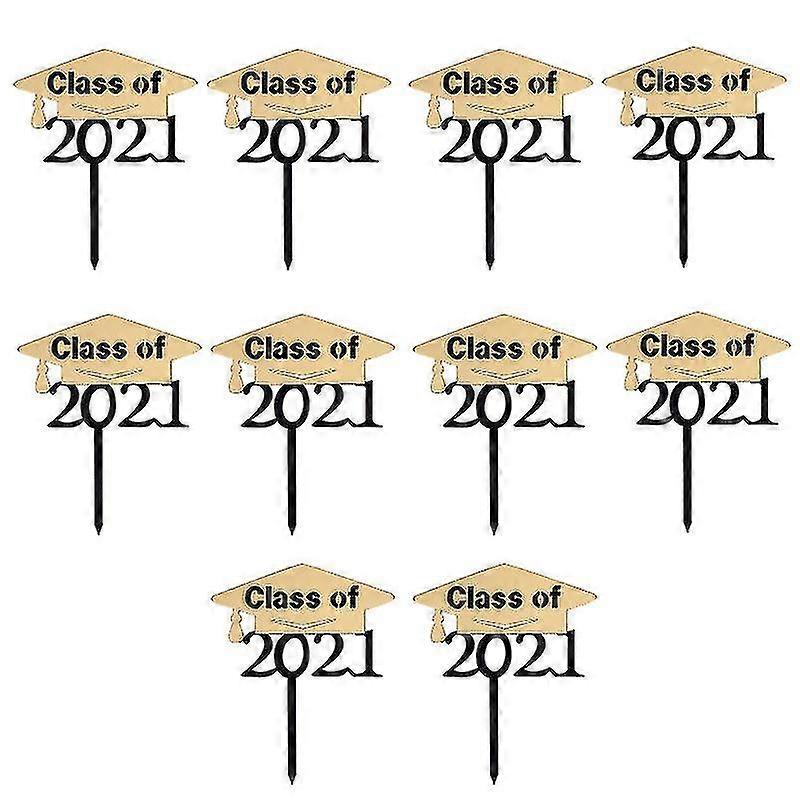 10pcs cake decorations, Graduation Party Supplies
