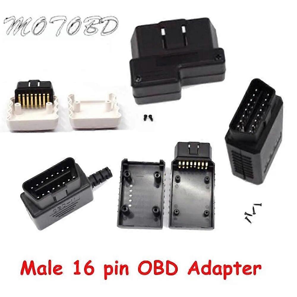 10Pcs/lot OBD2 Obdii Cable 16 Pin OBD 2 OBDII Male Connector Plug Adapter Wiring Connector Diagnostic Tool 16 Pin Male Plug ST1M538